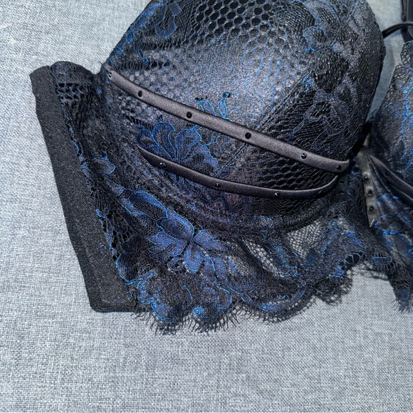 Honey Birdette Lace Strappy Push Up Bra 36D - Picture 3 of 8